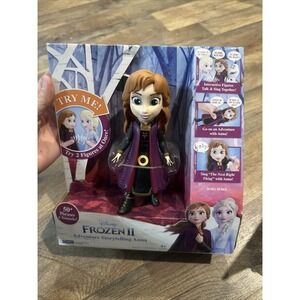 New‎ Disney Frozen 2 Adventure Storytelling Anna Interactive Action Figure Doll